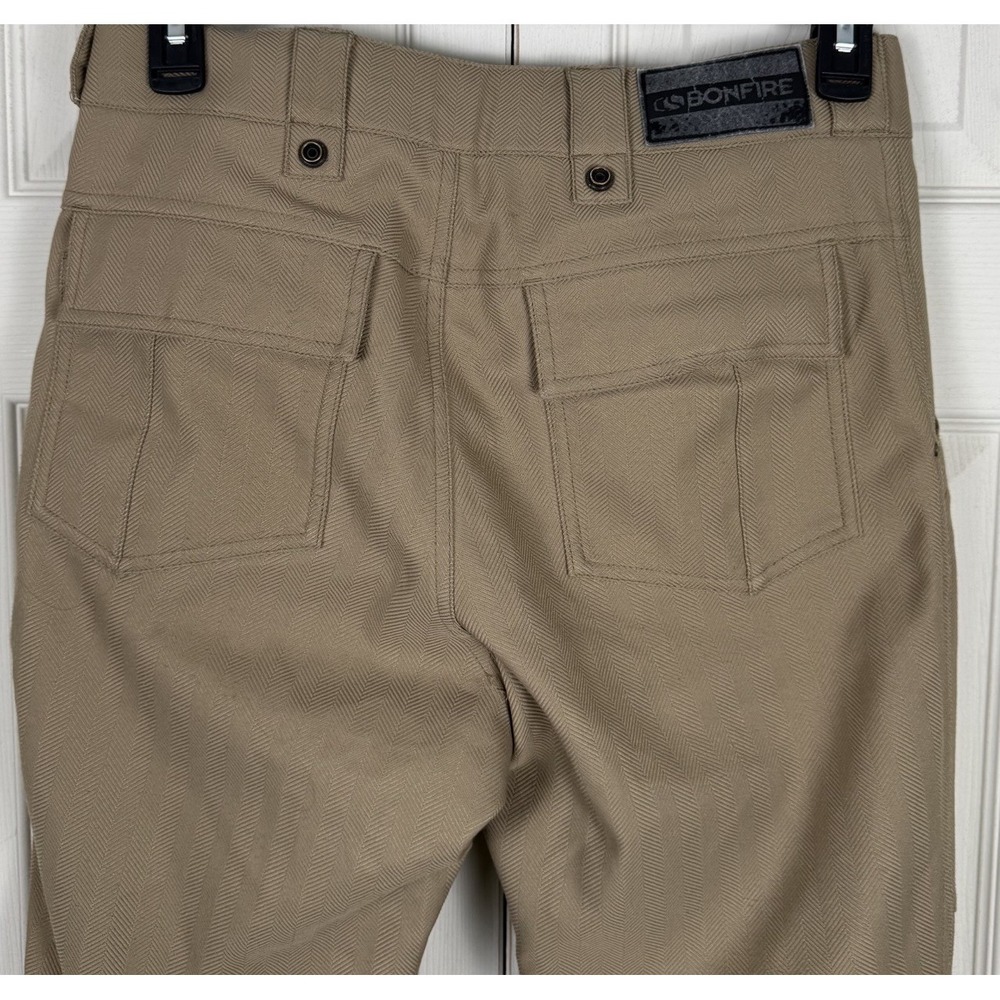 Bonfire Men's 15K Dry‎ Level 2 Small Tan Snowboard Ski  Snow Pants  30x32 - Picture 11 of 15